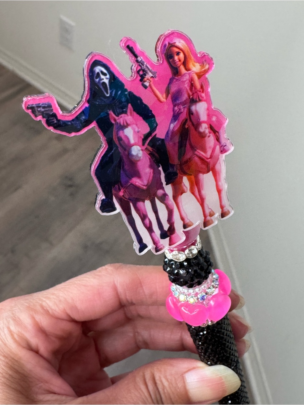 Barbie Ghostface Scream pen